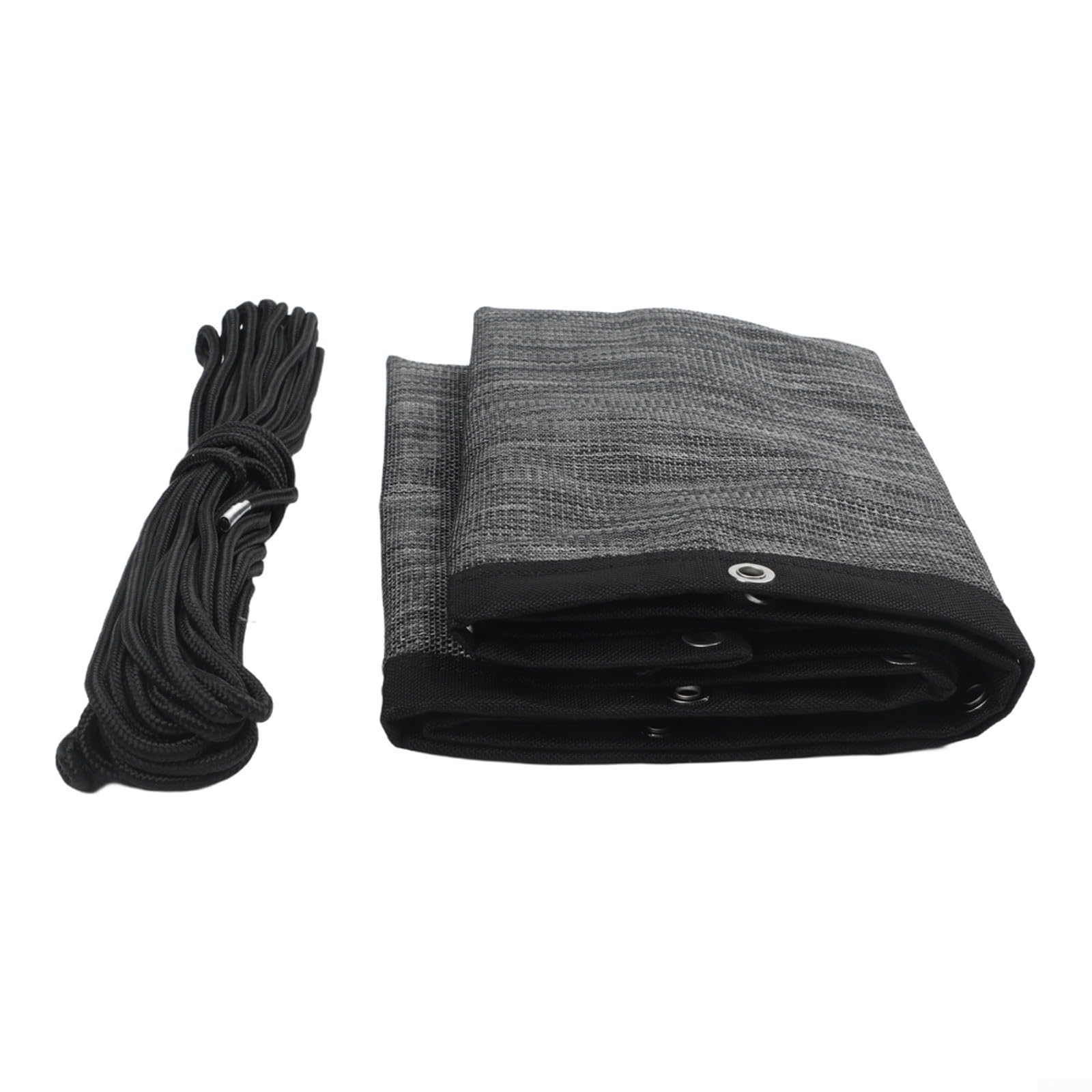 Tissu de rechange pour balancelle suspendue en textilène : base en tissu, avec corde et sac latéral, pour terrasse, jardin, relaxation, installation facile (gris noirâtre B)
