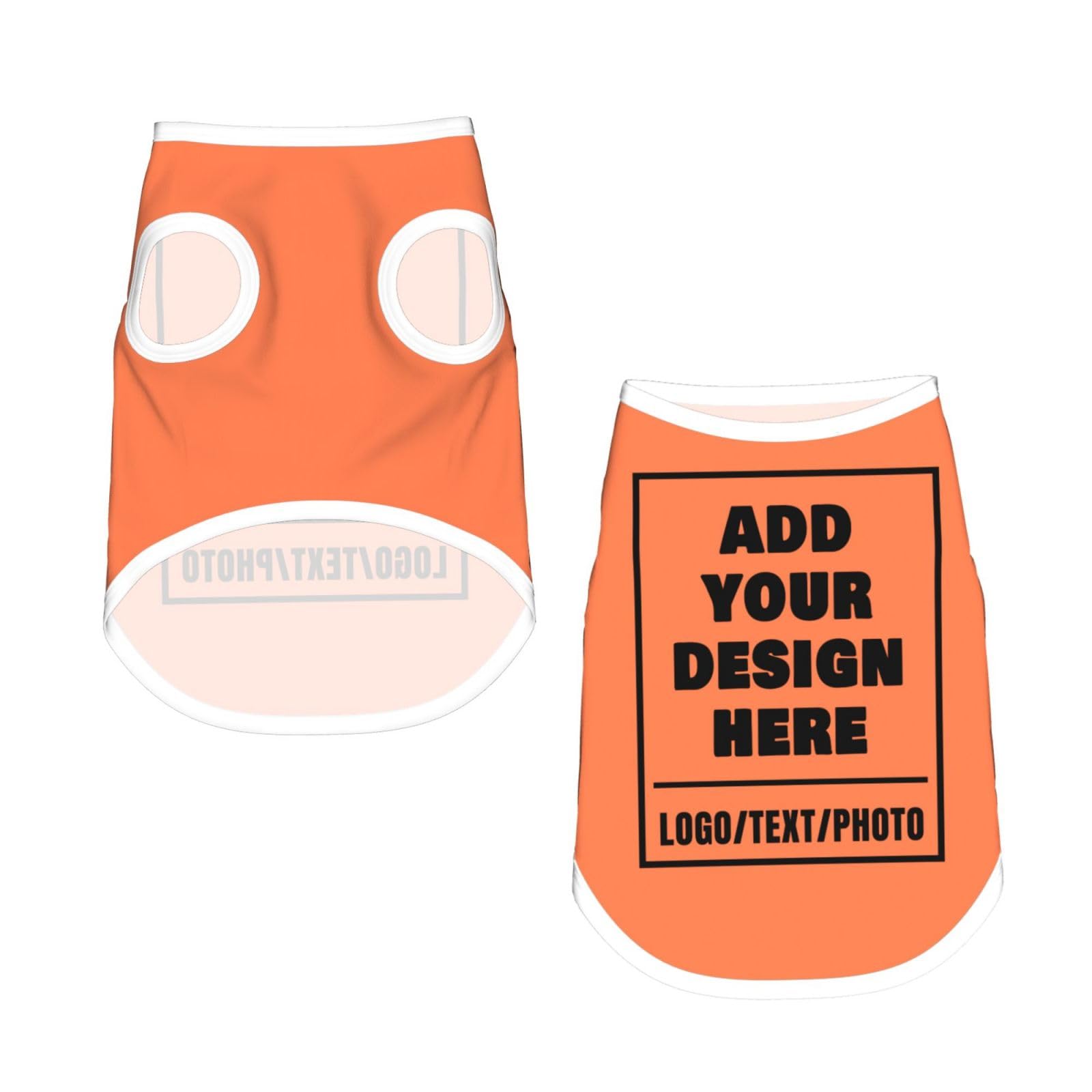 Personalised Dog Coat Custom Dog Jacket with Image Text Name Custom Puppy Coats for Small Dogs Design Your Add Logo Photo Personalised Halloween costume for Dogs Cats Birthday
