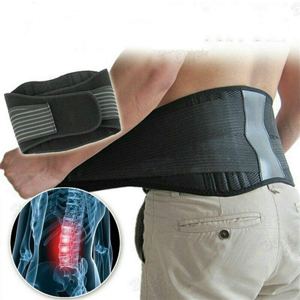 fascia di sostegno lombare, Terapia magnetica autoriscaldante a infrarossi elastica regolabile Supporto for la vita posteriore Doppia cinghia for alleviare il dolore inferiore