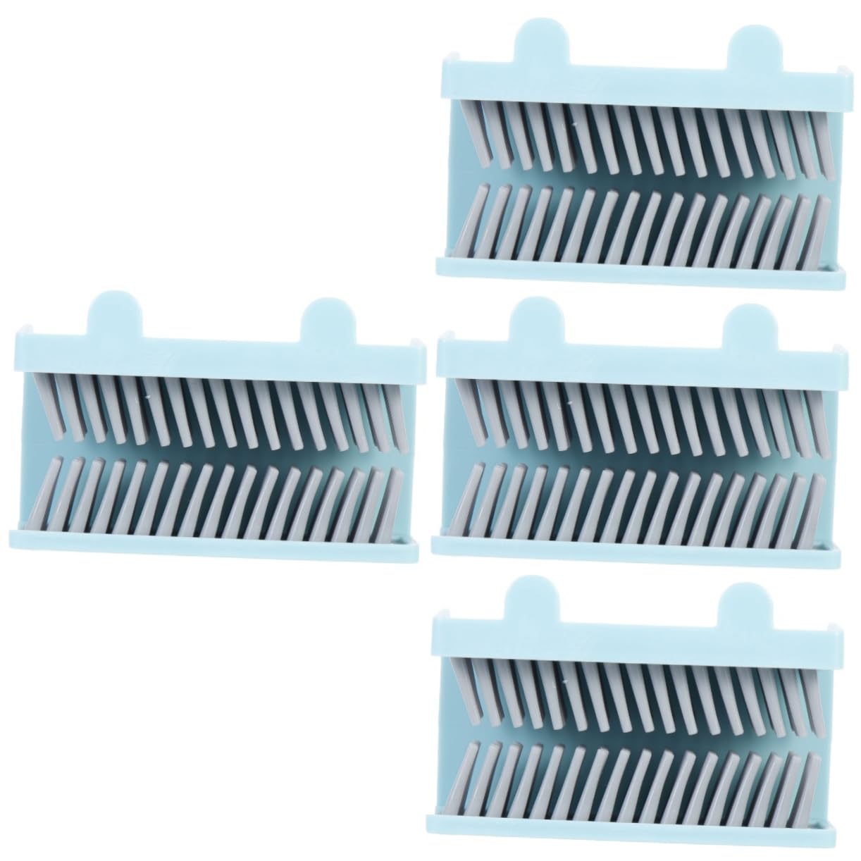 Angoily 4piezas Colector De Pelo para Ducha Atrapa Cabello para Pared Reutilizable y De Instalar Accesorio Compatible Superficies Orejas