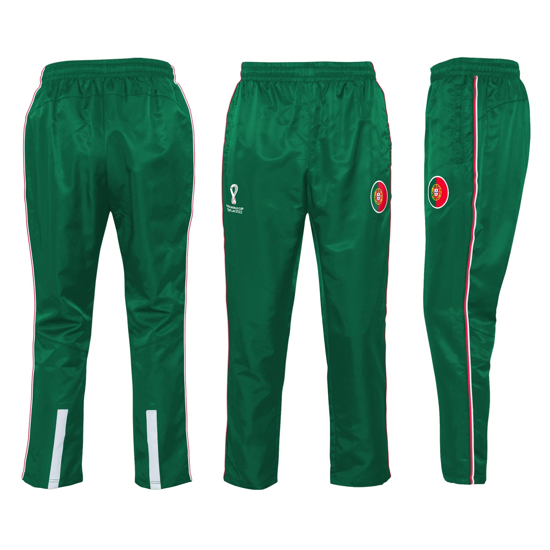 FIFA Pantalon de Football Officiel World Cup 2022 - Portugal - Pantalons de survêtement - Jogging - Garçon