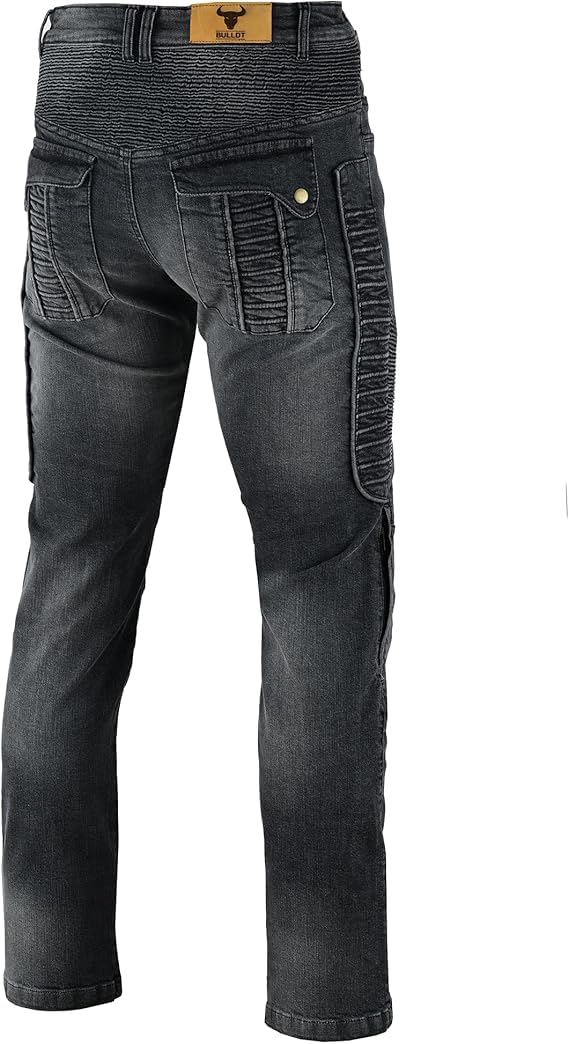 BULLDT Herren Motorradjeans Motorradhose Denim Jeans Hose mit Protektoren