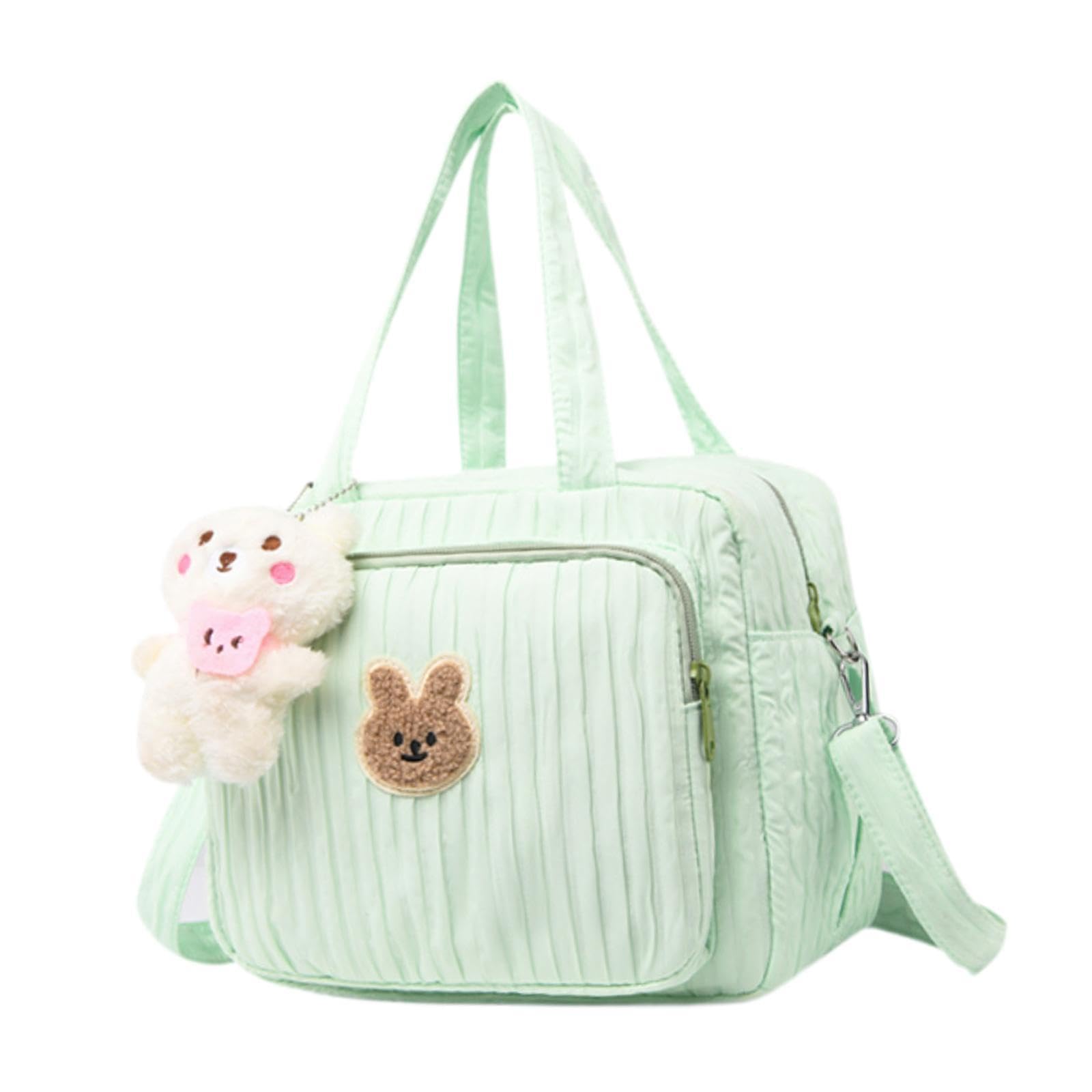 CALANDIS™ Diaper Bag Handbag Reusable Large Capacity Spacious Mummy Makeup Bag Handbag Green | Organizers & Nets | Stroller Accessories | Strollers & Accessories-image-0