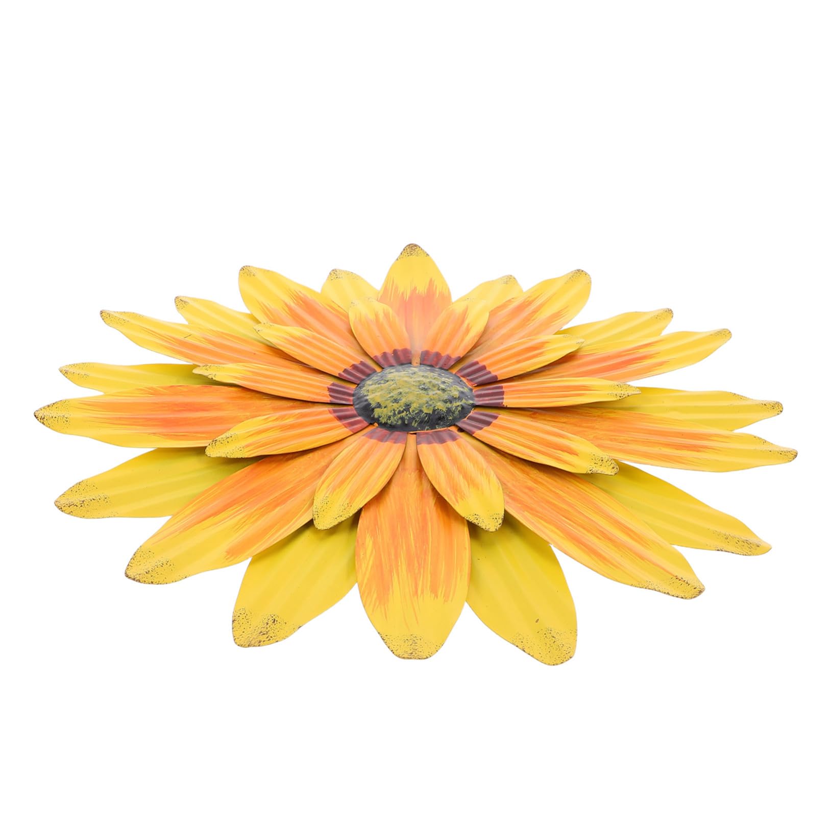iplusmile Girasoli Artificiali in Metallo da Parete Decorazioni per Esterni e Interni Fiori di Girasole Opere d Arte da Giardino in Ferro Statue Floreali per Cortile e Soggiorno