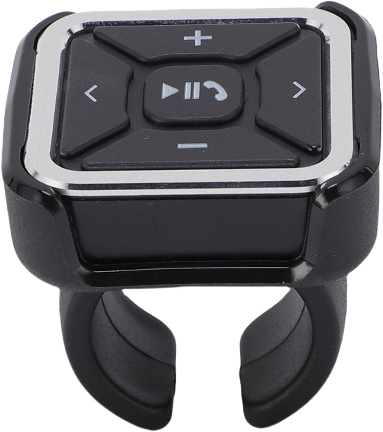 GOWENIC Bluetooth Media, Wireless Steering Wheel Music Control Remote with Bluetooth 5.0, Hands Free Call, Volume Control, Car Music Controller for Car Audio System