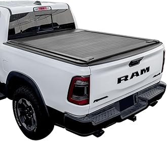 Syneticusa MB Retractable Truck Bed Cover for 2009-2026 Dodge Ram 1500 | 5.7 ft (67”) Short Bed | Aluminum Hard Retractable Tonneau Cover | Waterproof Low Profile