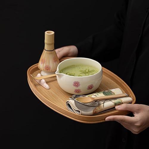 Miniatura 2 de Juego de batidor de matcha, juego de 8 piezas de cerámica matcha, kit de matcha para amantes del matcha, juego de té tradicional incluye cuenco,