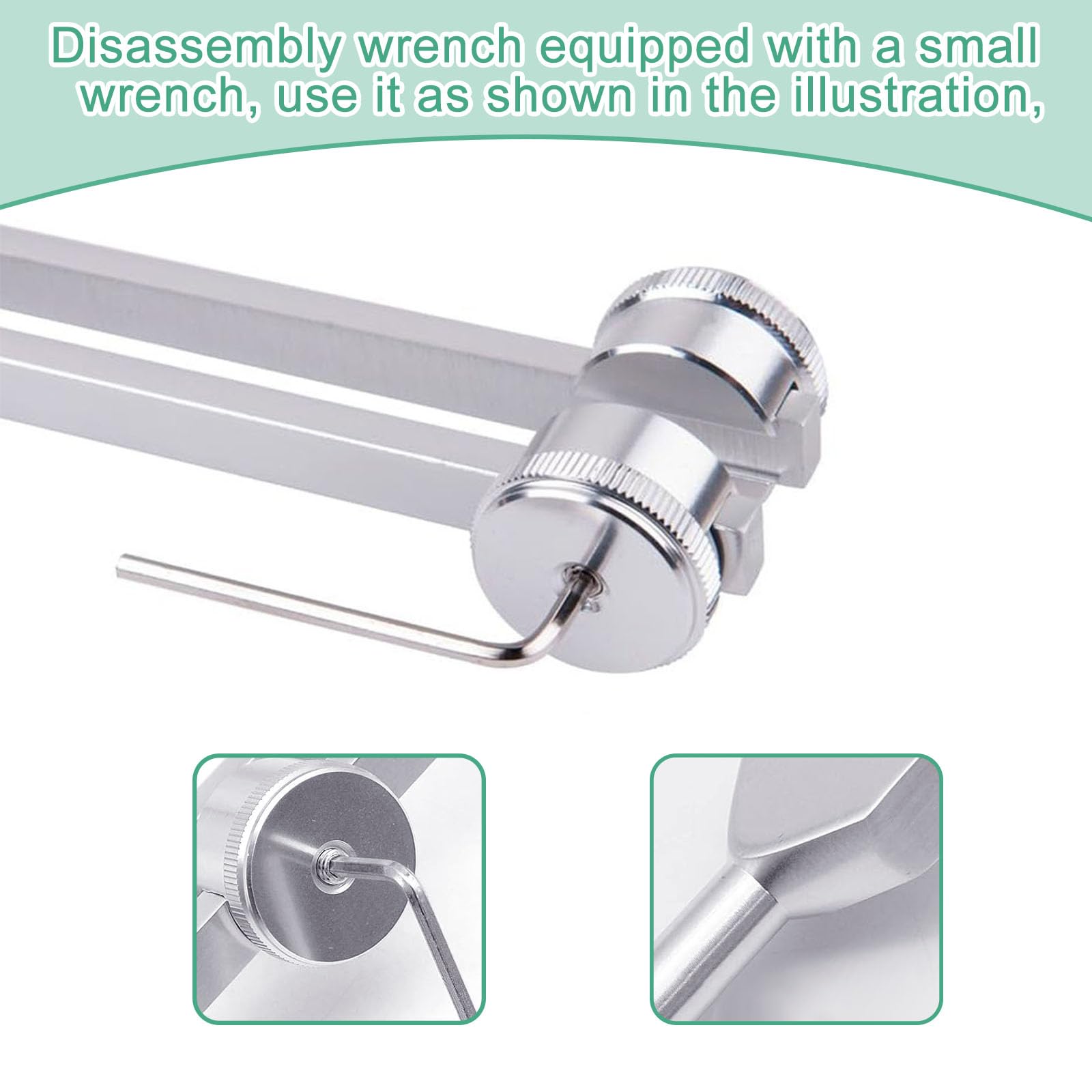 128hz Tuning Fork Hammer, Aluminium Alloy Tuning Fork with Silicone Hammer for Healing DNA Repair Healing Sound Therapy for Meditation - Image 4