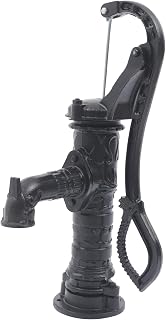 Pitcher Pump, Manual Hand Water Transfer Pump Cast Iron Well Pump, Antique Water Suction Pump Water Pitcher Pump Hand Pump for Gardens, Parks, Ponds, Scenic Locations, 26.38 * 6.22"
