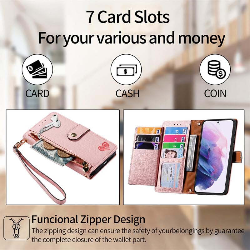 Protection cuir marron élégante pour Oppo A40 4G style portefeuille - 3
