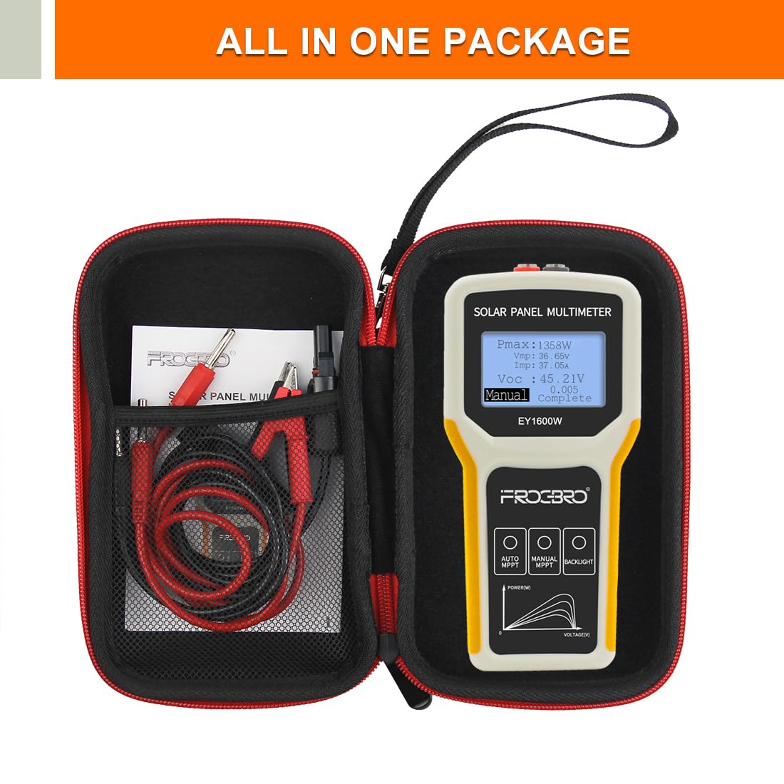1600W MPPT Solar Panel Tester LCD Photovoltaic Multimeter — Amazon image 5