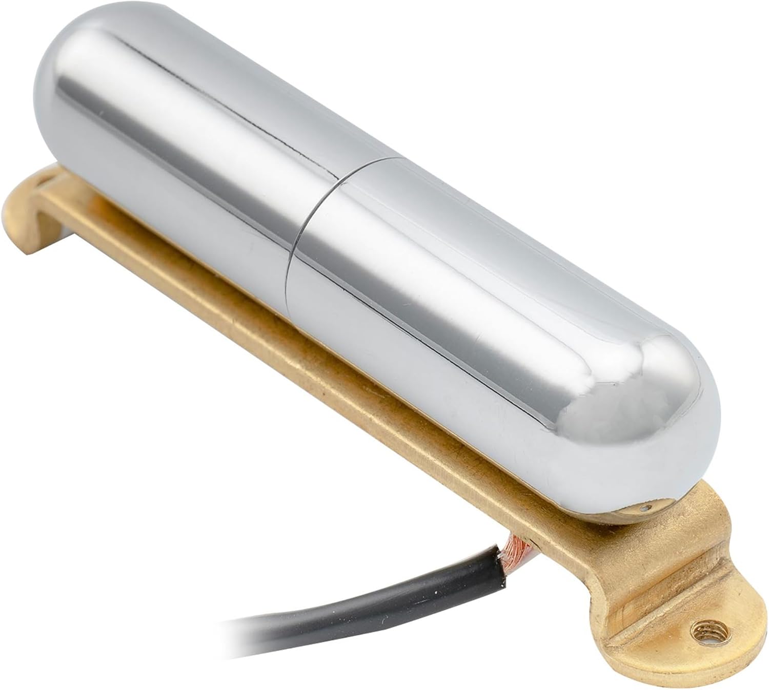 Artec LSA70R Alnico 5 Lipstick Reverse Wound Single Coil Middle Pickup 7.5K for Strat Style Electric Guitar, Chrome