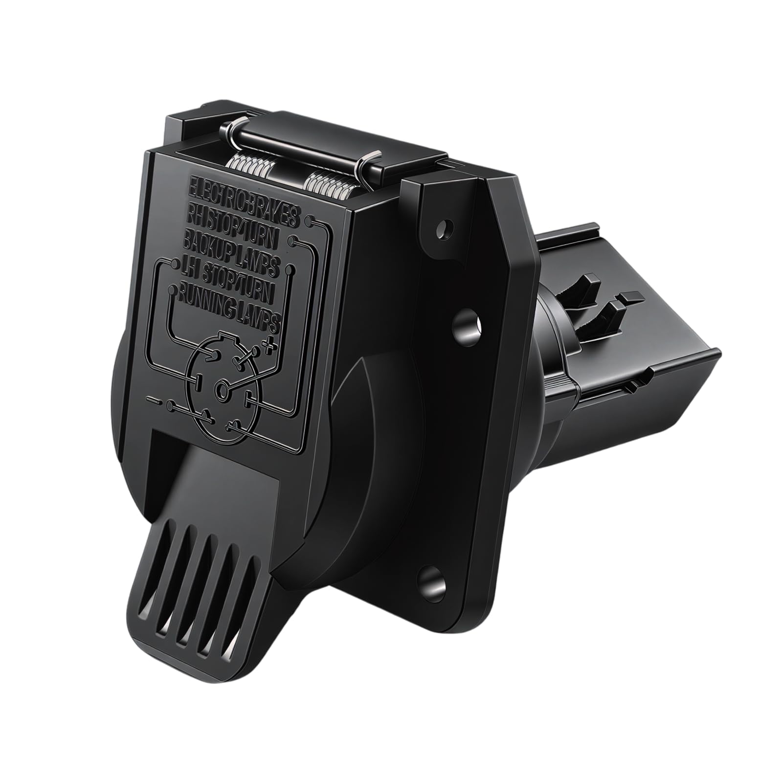 56038366AB Rear 7-Way Trailer Tow Connector Fit for Jeep Dodge Chrysler