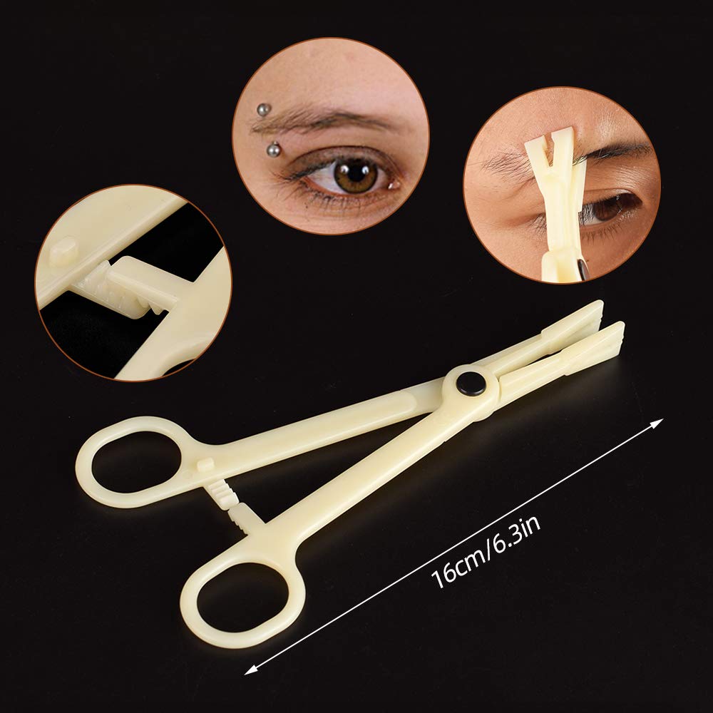 ATOMUS Zestaw do piercingu ciała, piercing typu Navel, Tongue, Eyebrows, Nose 2 szt. 14G Needle 5 szt. 16G