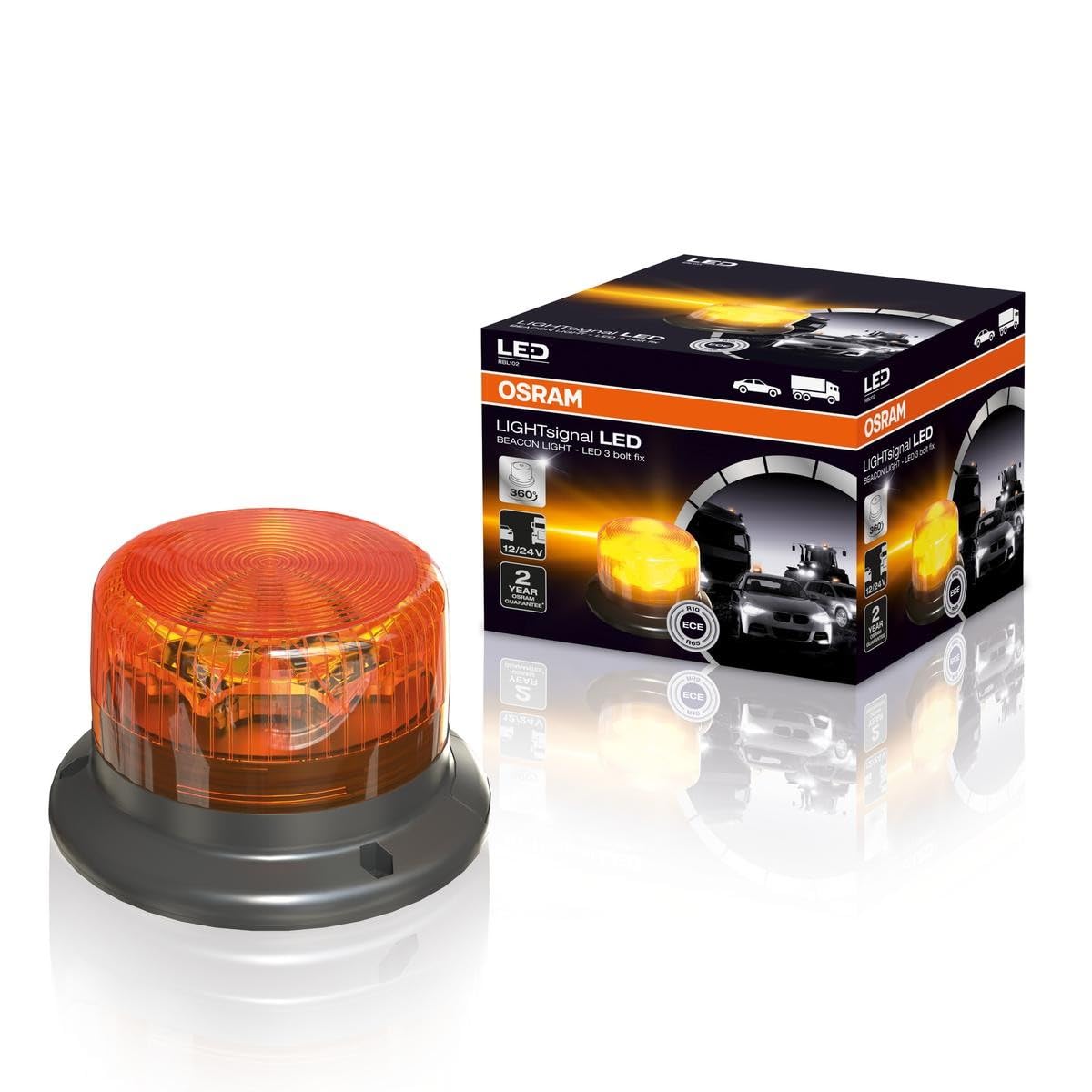 Osram LIGHTsignal LED BEACON LIGHT 360 Rundumkennleuchte Warnlicht 12&24V 1St.