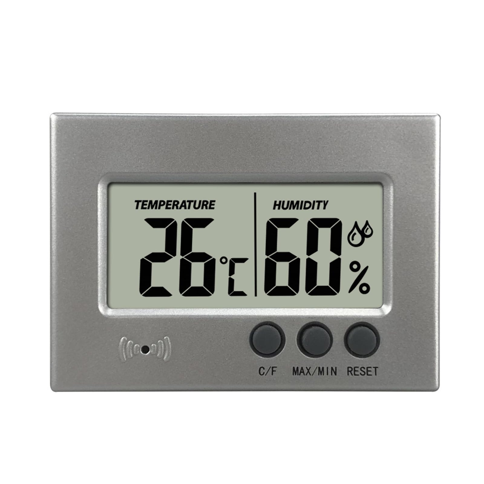 Tsophreniq Compact Digital Climate Monitor Simple Setup for Indoor Outdoor Applications Decorative Temperature Measure