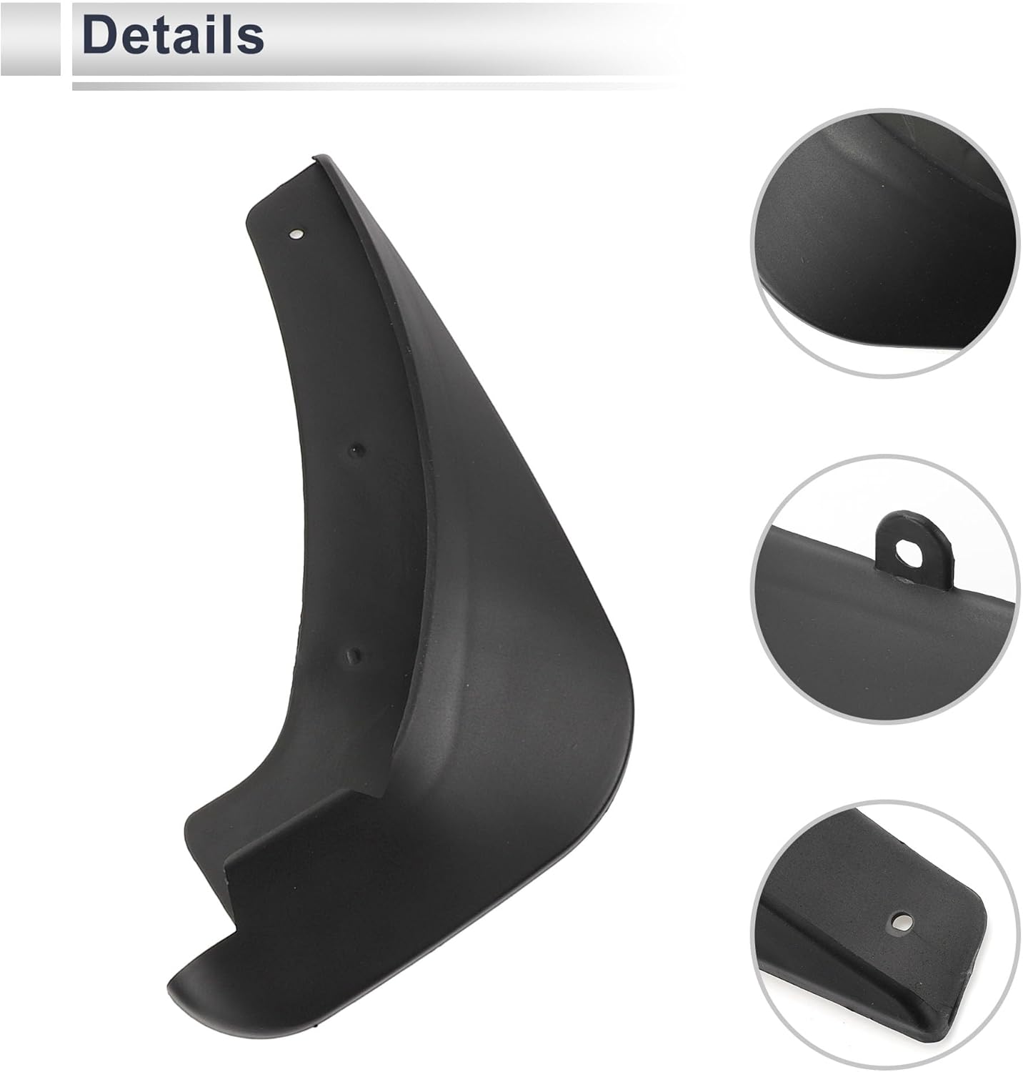 X AUTOHAUX 1set Front and Rear Mud Flaps Splash Guards Mud Guards for Mazda 3(1.6) 2011-2013 W/Mount Accessories