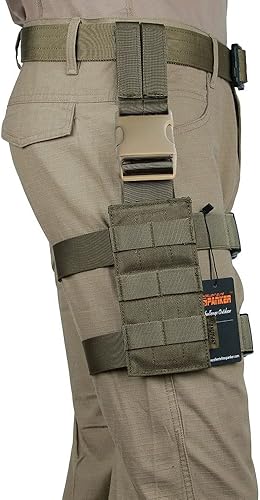 Miniatura 6 de EXCELLENT ELITE SPANKER Funda táctica para patas caídas plataforma ajustable para patas caídas módulo Molle bolsa universal para pierna
