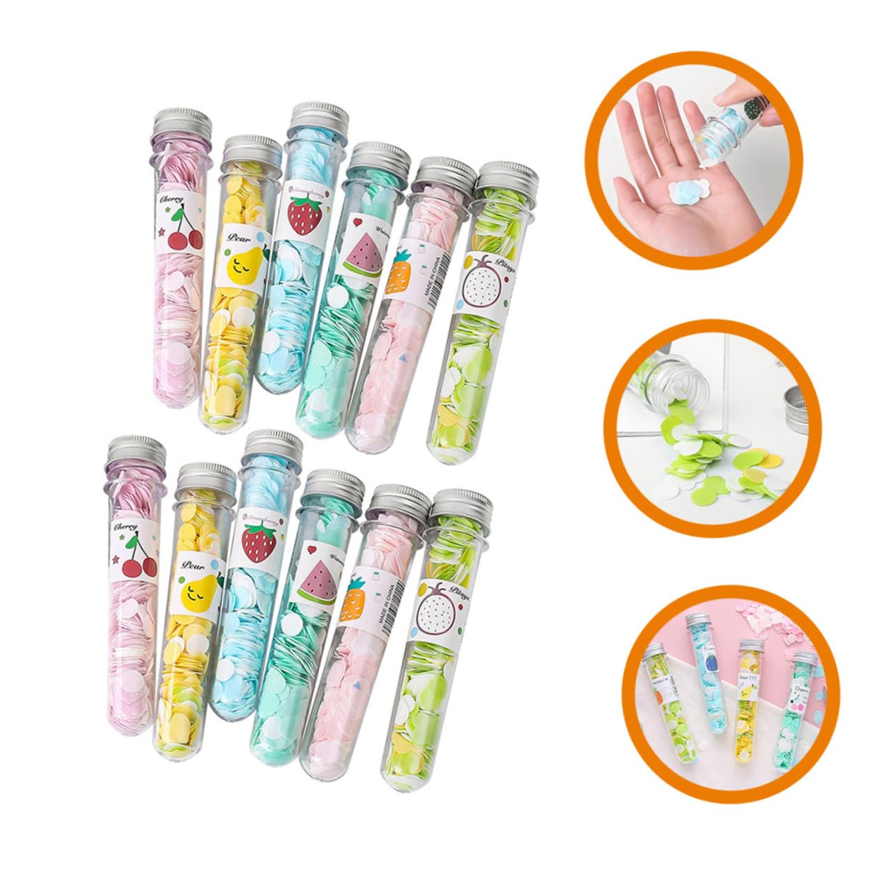 TOYANDONA Pastiglie di Sapone Portatili Sapone da Viaggio Sapone per Le Portatile Bottiglie Fetta di Sapone Carta Sapone Portatile fette di Sapone da Esterno