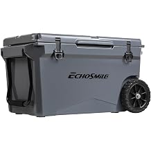 EchoSmile 25/30/35/40/60/75 Quart Rotomolded Cooler, Built to Stand up to The Rigors of The Journey