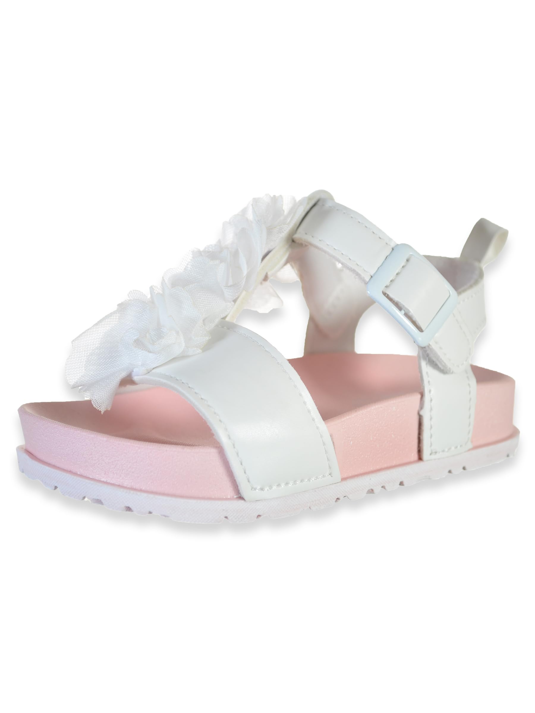 First Steps Baby Girls' Open Toe Sandals - pink, 12-18 months