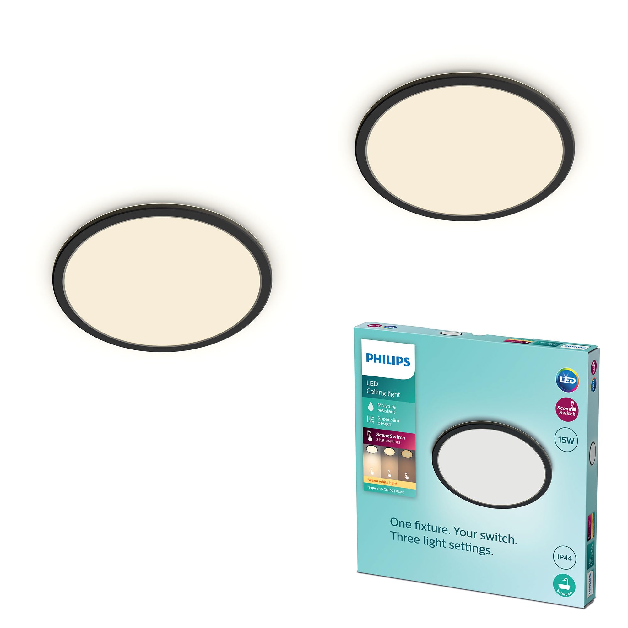 Philips LED Superslim CL550 SS RD 15W 27K B WVIP4406