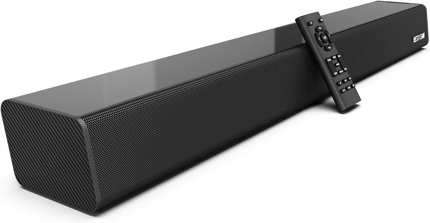 Bestisan Soundbar 28Inch 80W with HDMIARC, Bluetooth 5.0