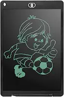 Lousa Digital Mágica Infantil LCD 12″ – Tablet de Escrita e Desenho Colorido, Educativo e Criativo para Crianças (Preto)