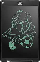 Lousa Digital Mágica Infantil LCD 12″ – Tablet de Escrita e Desenho Colorido, Educativo e Criativo para Crianças (Preto)
