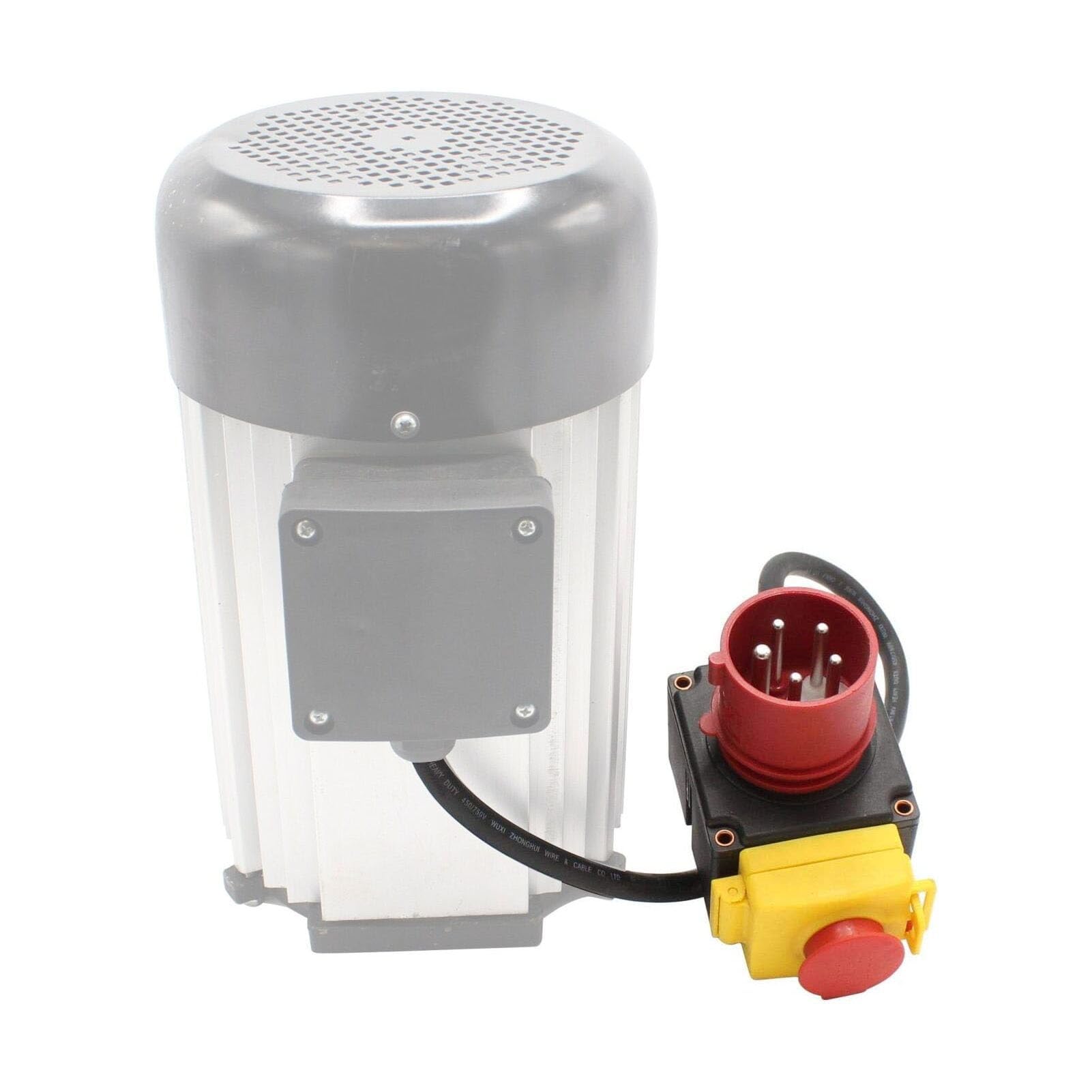 Generic Interruptor Electromagnético Industrial Resistente a Prueba de Agua, Botón de Encendido y Apagado, Interruptor de Seguridad de Parada de Emergencia para Maquinaria de Carpintería, Tienda de