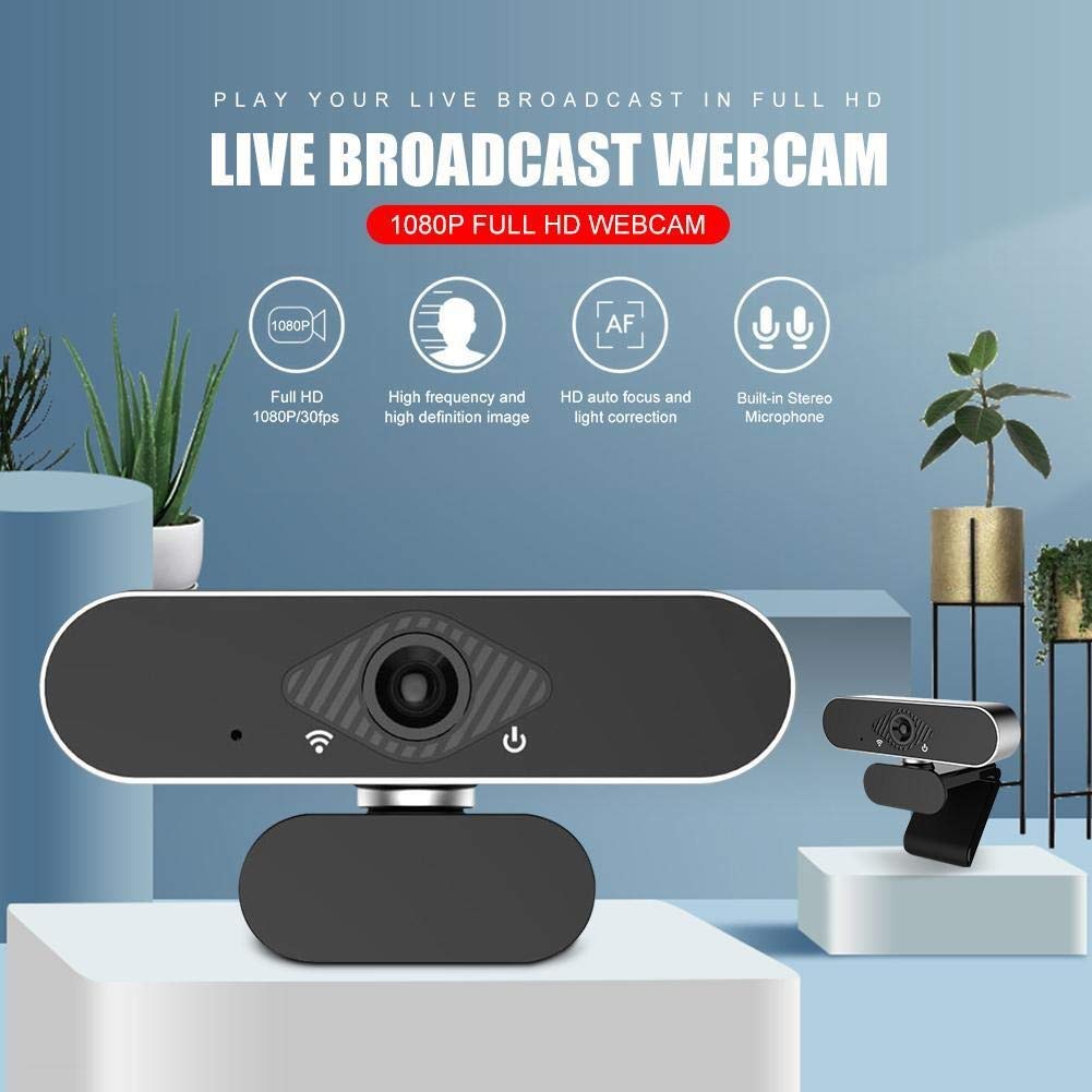 Cámara de computadora Mini cámara Web 1080P Webcam USB cámaras Digitales Full HD de construcción en micrófono for computadora videoconferencia en Vivo transmisión