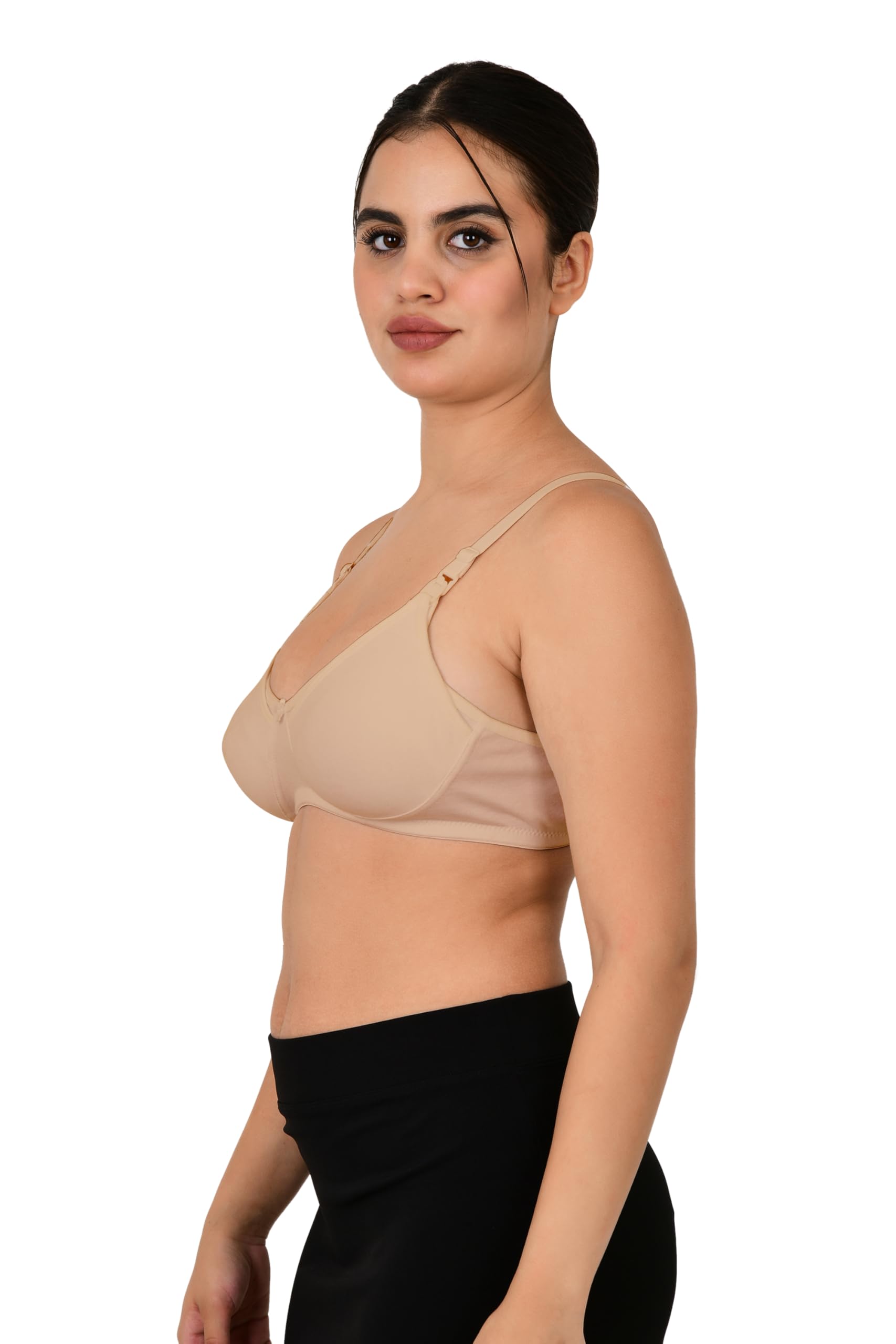 GOBLES Women's Cotton Full Cup Non-Wired & Non-Padded Feeding Bra | Nursing Bra-picture-42