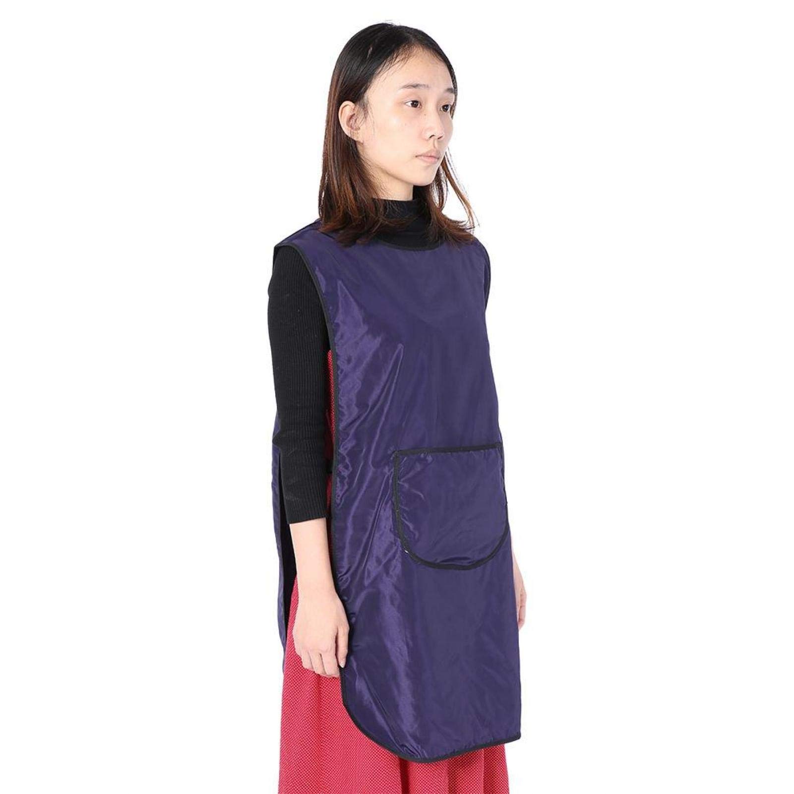 Hair Cape, Silk Waterproof Material Soft Lightweight Dry Quickly Hair Cutting Cape, Easy To Clean Red And Blue Barbershop for Haircut Hair Salon Salon(black)-image-39