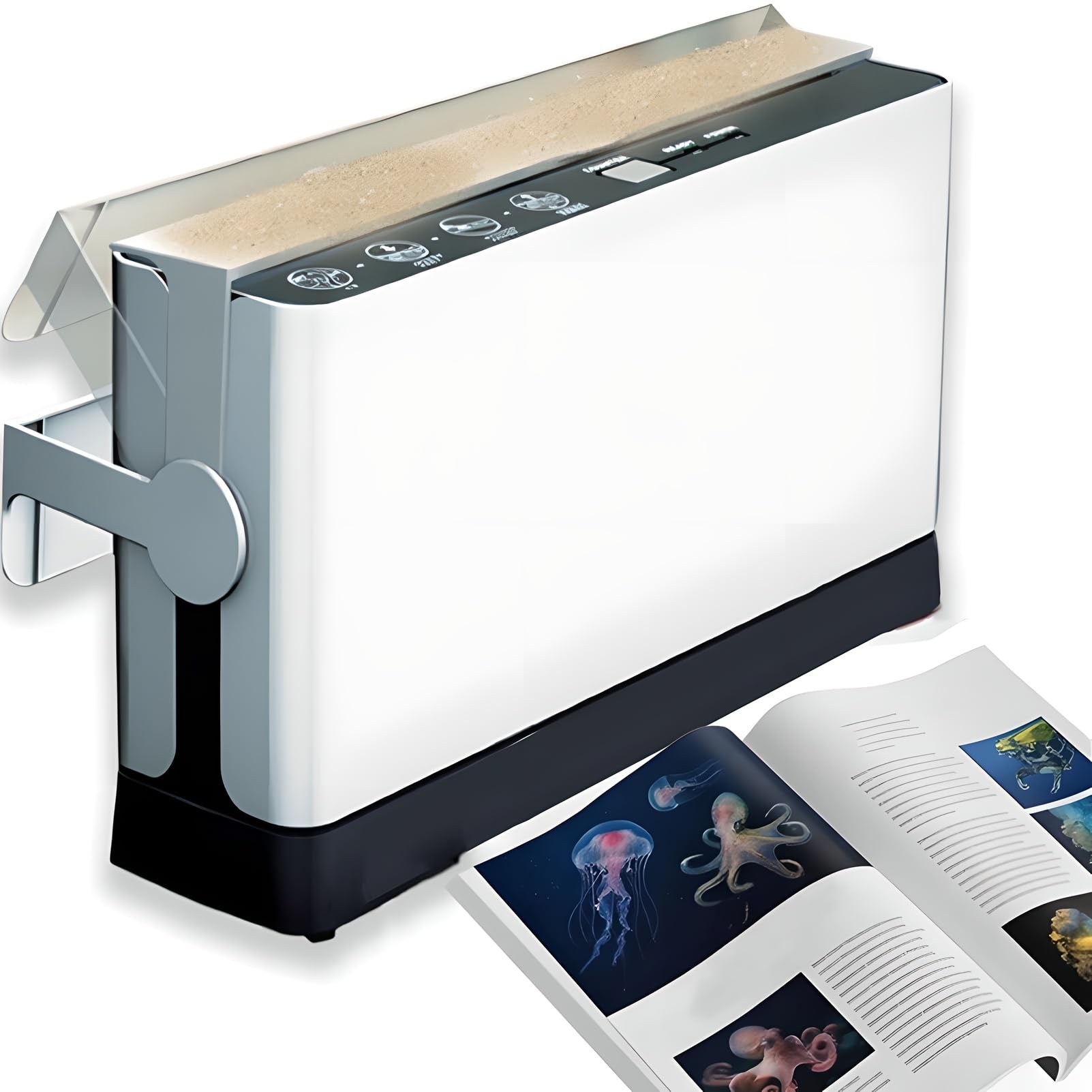 Raccoglitore elettrico a caldo per rilegatura termica, capacità di 200 fogli, calore rapido con slot di raffreddamento per rilegatura documenti A4/A5/A6