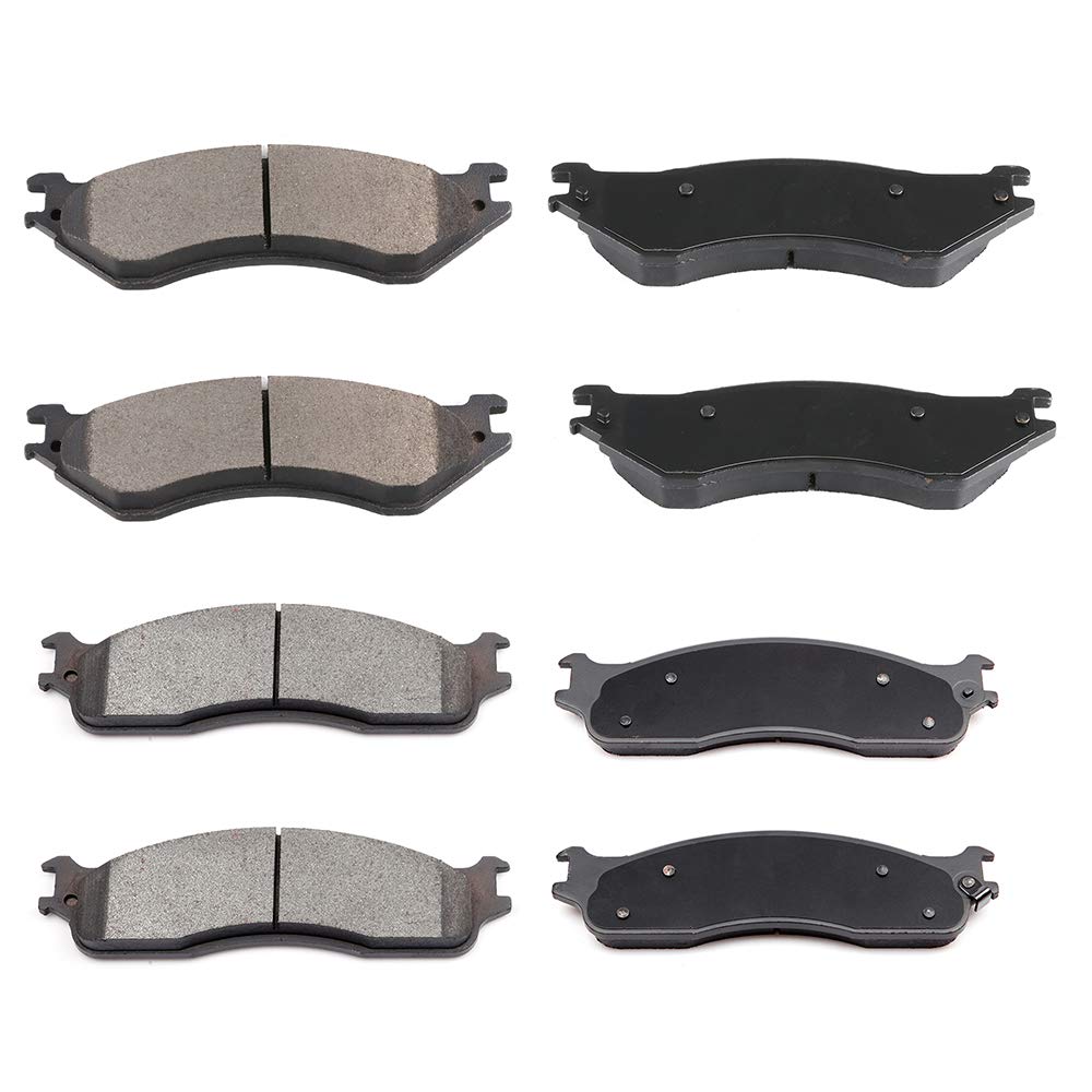 cciyu D965 D1077 Ceramic Front Rear Brake Pad Set For 2006-2008 For Dodge For Ram 1500,2003-2008 For Dodge For Ram 2500,2003-2008 For Dodge For Ram 3500