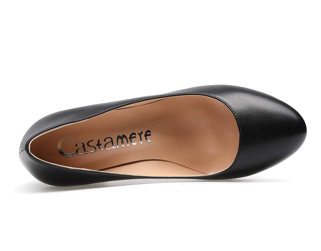 Castamere Zapatos de Tacón Mujer Punta Redonda Ancho Tacón 8CM