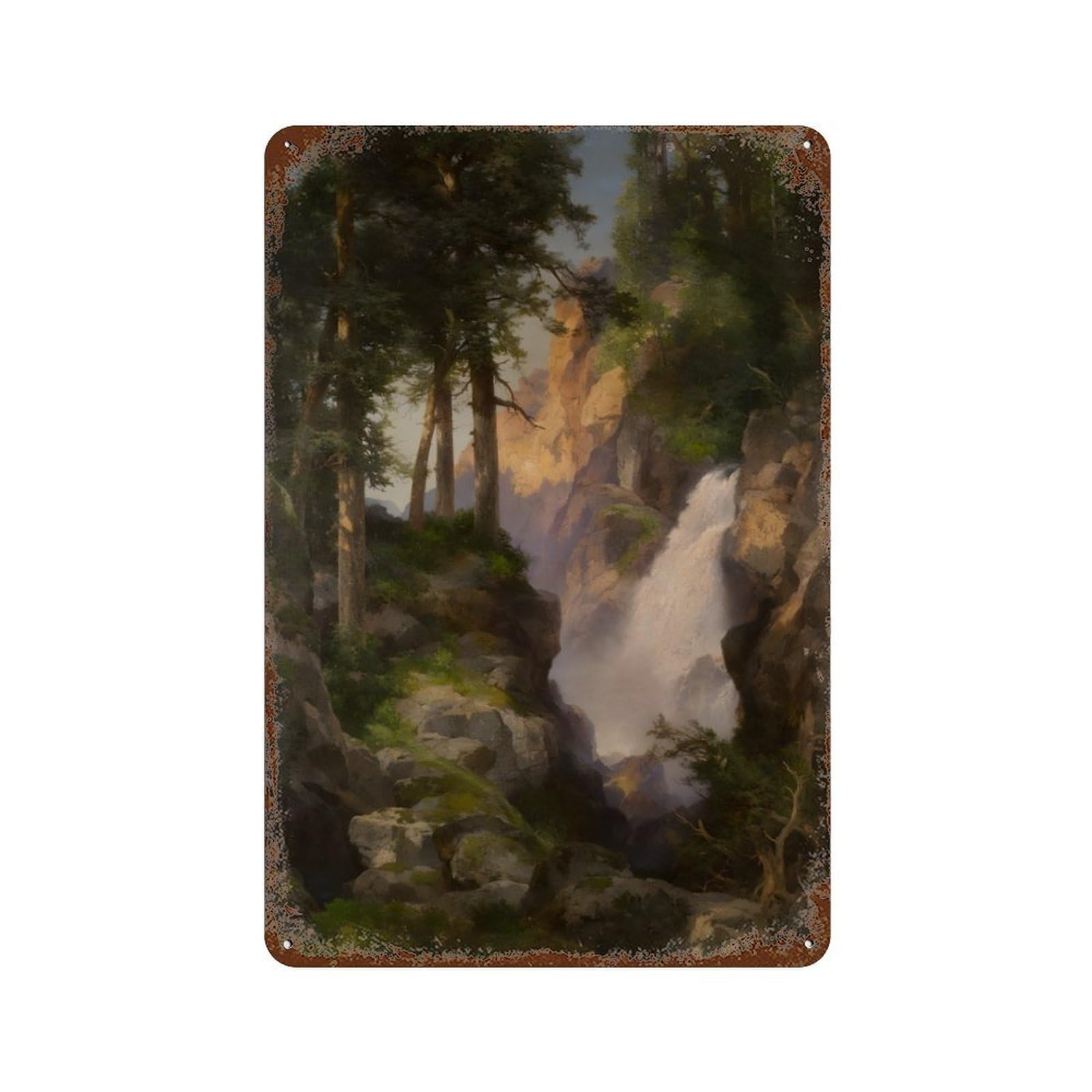 xiaoxiaoshen Thomas Moran (19) Wall Decor Art Metal Tin Poster Modern Home Decor Art Home Bar Shop Decorations Vintage Sign 30x20cm