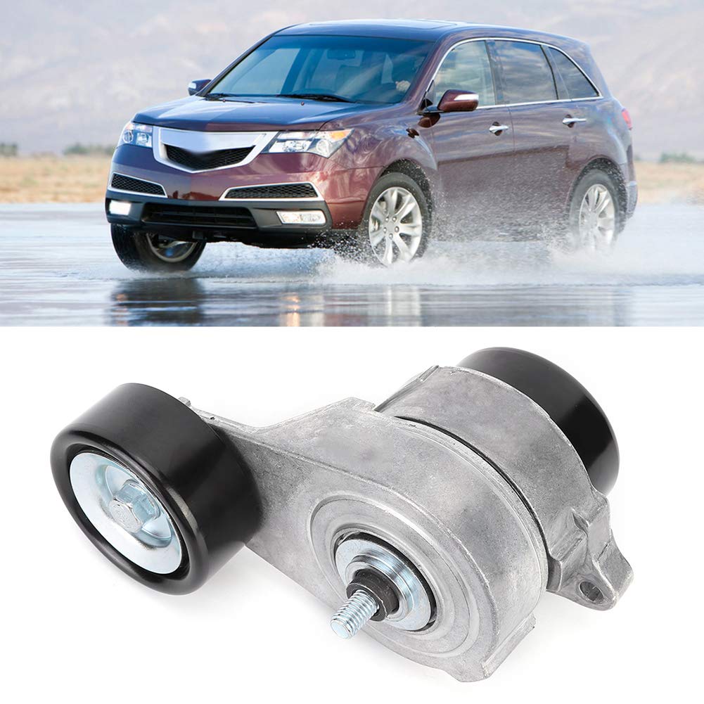 Kikumi Polea Tensora de Correa de Distribución Polea Loca Tensor Automático 31170-A01 con Aleación de Aluminio Apto para Odyssey Pilot Ridgeline MDX RL TL Z