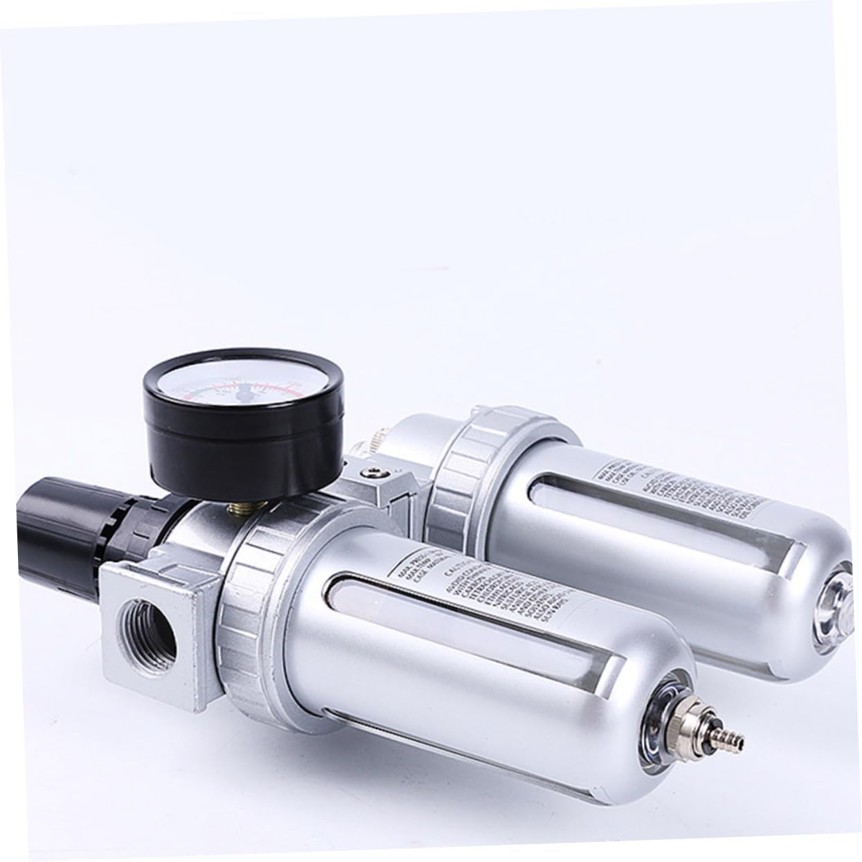 Homoyoyo Regolatore Del Compressore d Aria Separatore Olio-acqua Filtro Regolatore Scarico Automatico Per Utensili Pneumatici e Installazione Gas