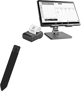 BoxWave Stylus Pouch Compatible with MR.BOSS MBT01B80 (10.1 in) - Stylus PortaPouch, Stylus Holder Carrier Portable Self-Adhesive for MR.BOSS MBT01B80 (10.1 in) - Jet Black