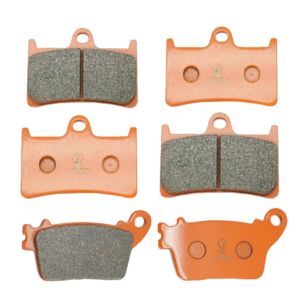 moto Fibre de Carbone Plaquettes de Frein Avant et Arrière Pour Compatible avec Yamaha YZF R1 2015 2016 2017 2018 2019 2020 2021 FA380F FA436R