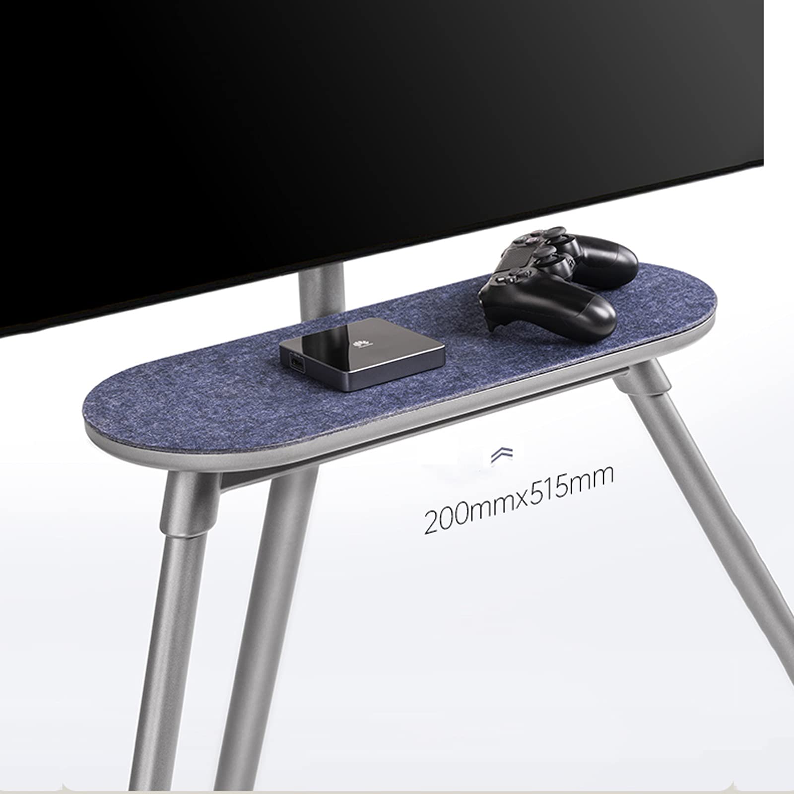 43"-65" Soporte Universal TV Stand GRANTE TV Stop Stand Frente Stop Stand Stop Mount con la Cuerda de Seguridad Oculta y la administración de Alambre Tiene Capacidad para 88 Libras