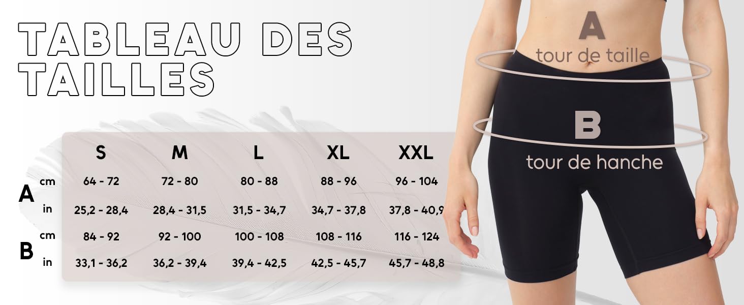GATTA majtki Sensual Skin Shorts Long - majtki dla kobiet chroniące uda przed otarciami, przeciw odparzeniom, komfortowe, delikatne, niwelujące podrażnienia, dyskretne, elastyczne