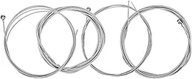 Generic Cordas de baixo elétricas de 4 cordas, liga de aço suave, antiferrugem, leve, portátil, com 1 mm, 1,4 mm, 2 mm, 2,5 mm de espessura, para baixo iniciante