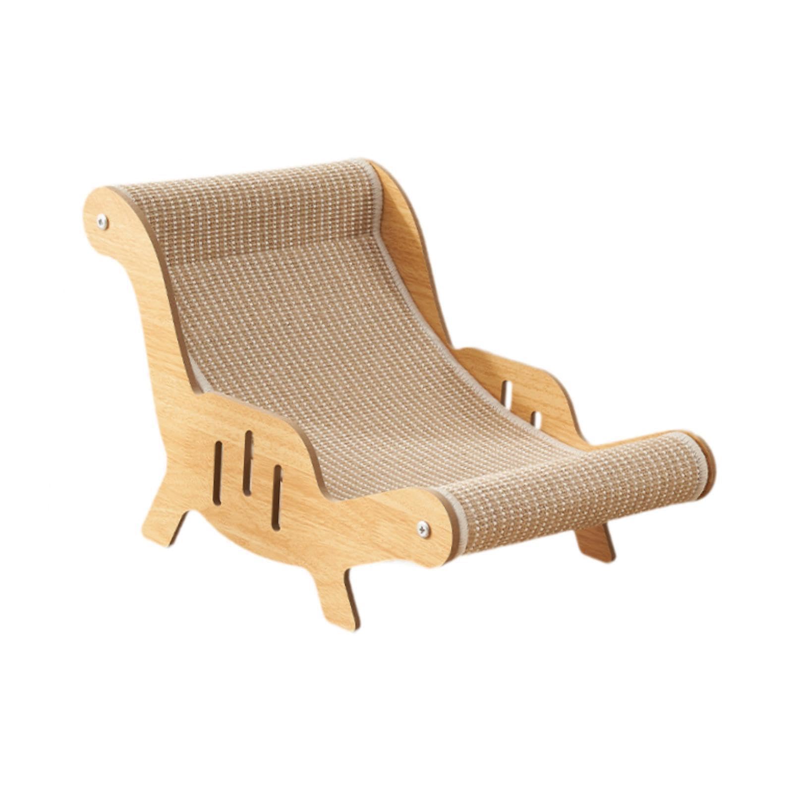 Fauteuil d'intérieur pour Chat - Un Espace Unique pour se détendre avec Un griffoir en sisal, Alliant Confort et décoration. Ce Fauteuil en sisal, Brun, 32 x 53 x 31 cm