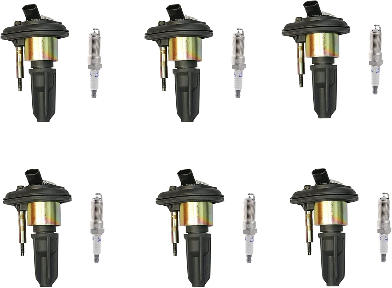 Set Of 1 AD Auto Parts Ignition Coil + 1 Platinum TT Spark Plug 4513 compatible with UF303