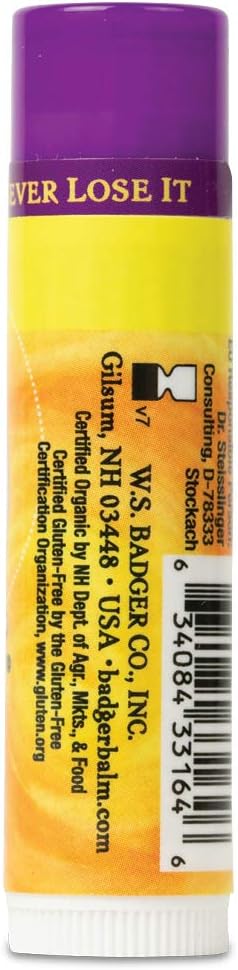 Badger Lavender & Orange Lip Balm 4.2 G