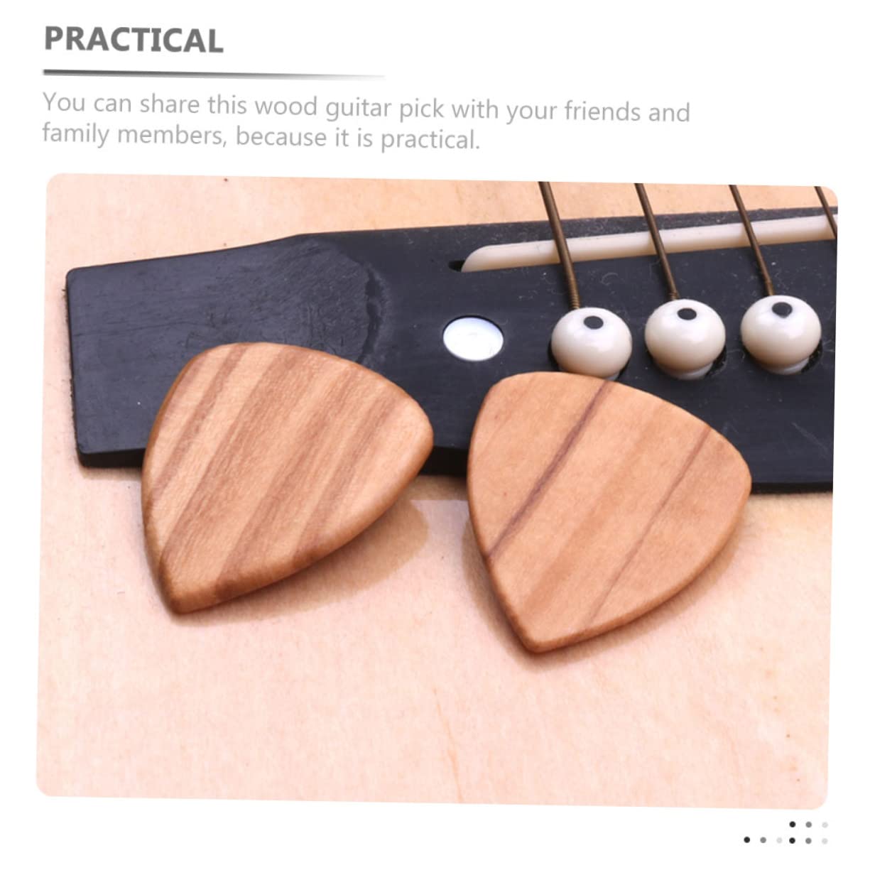 Toyvian 20piezas Púas De Guitarra Olivo De Accesorio De Guitarra Ligero y Portátil Diseño Ergonómico y Eléctricas