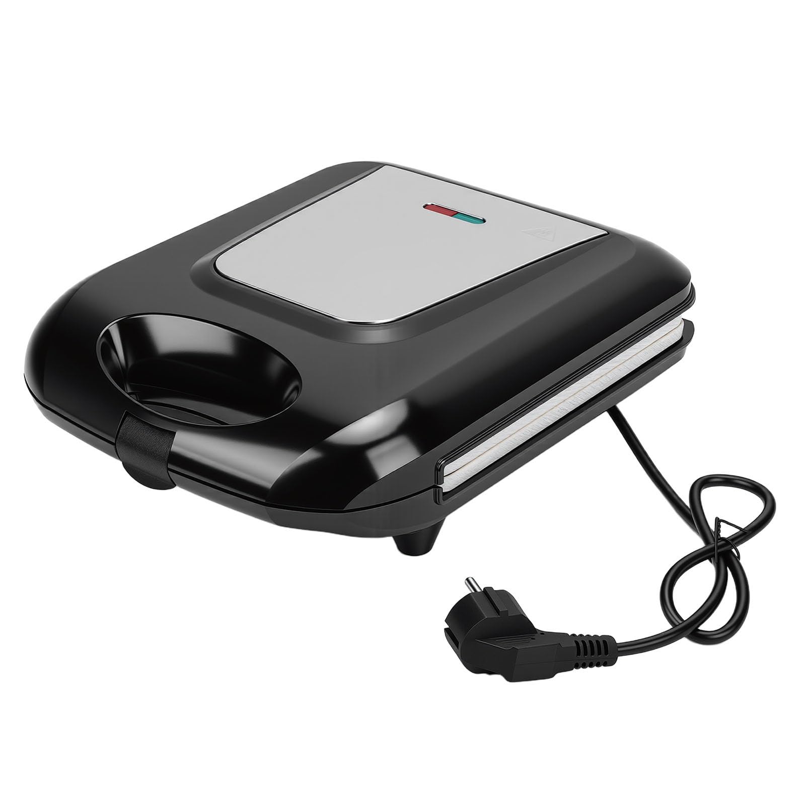 Jectse Macchina per Torte Elettrica, Macchina per Biscotti in Acciaio Inossidabile a 13 Fori da 1400 W con Riscaldamento a Doppia Rotazione, per Snack con Biscotti, Colazione per Feste (Spina