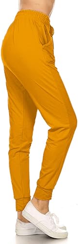 Leggings Depot - Pantalones deportivos de ajuste relajado para mujer, con bolsillos y bajos, ideales para yoga y entrenamiento